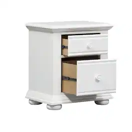 Liberty Furniture Industries - Summer House 2 Drawer Night Stand in Oyster - White