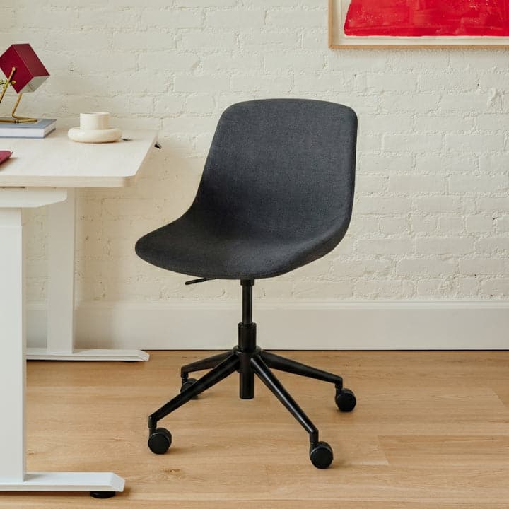 Branch Furniture - Branch Gather Swivel Chair – Adjustable Height, 360° Swivel, Cushioned Seat, Modern Home Office Desk Chair - Overcast