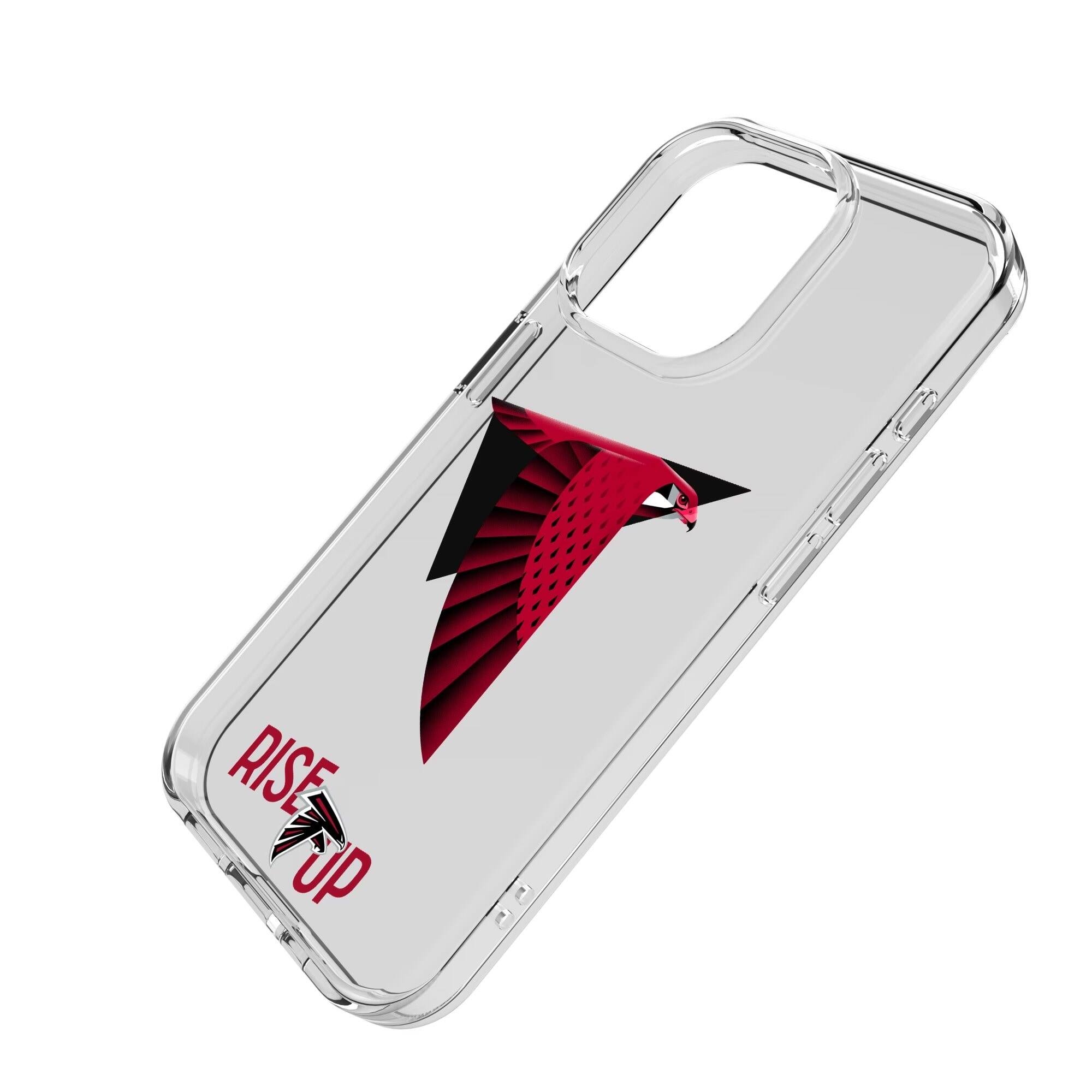 Alt View 1. Keyscaper - Atlanta Falcons iPhone Clear Case - 16 - Multicolor.