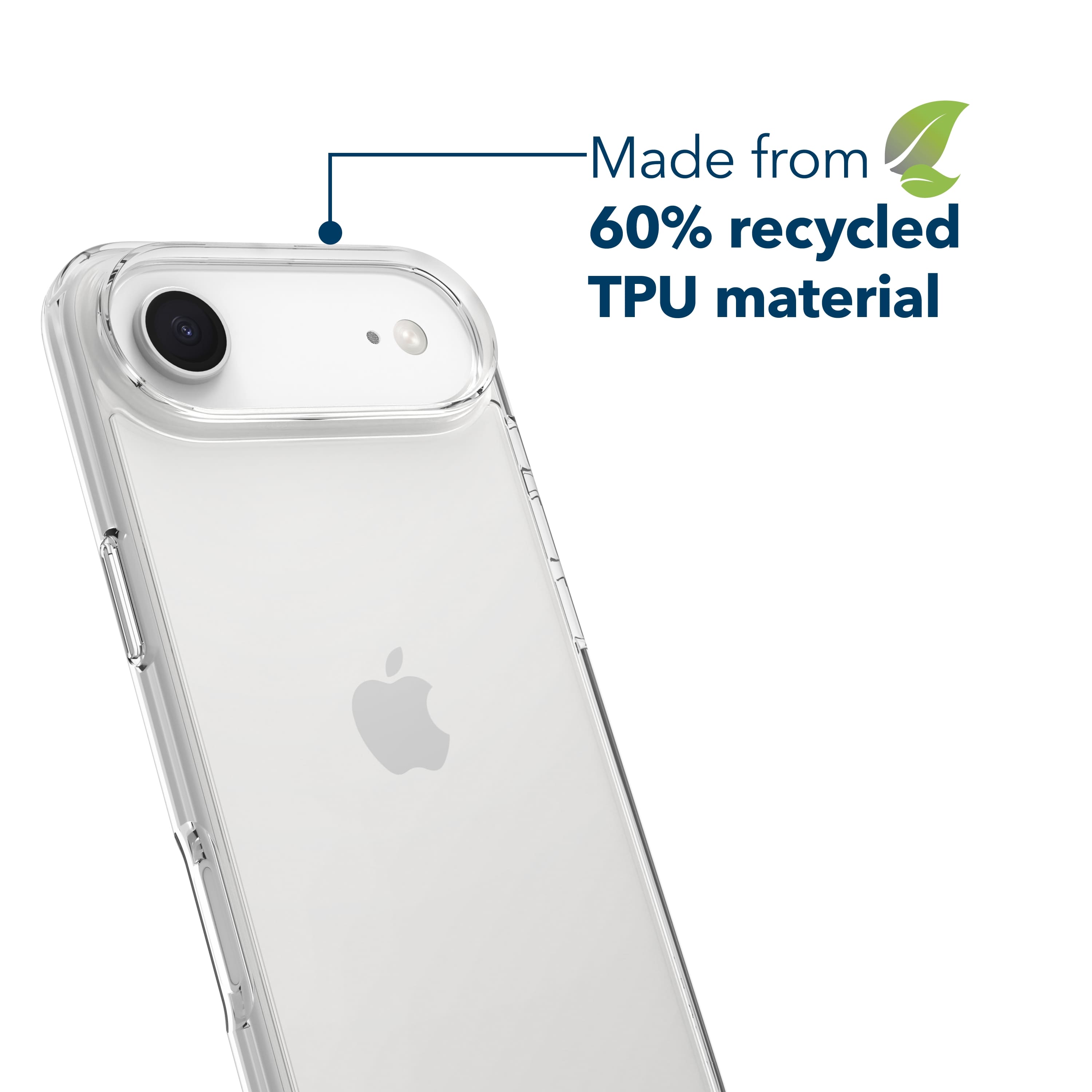 Made from 60% recycled TPU material