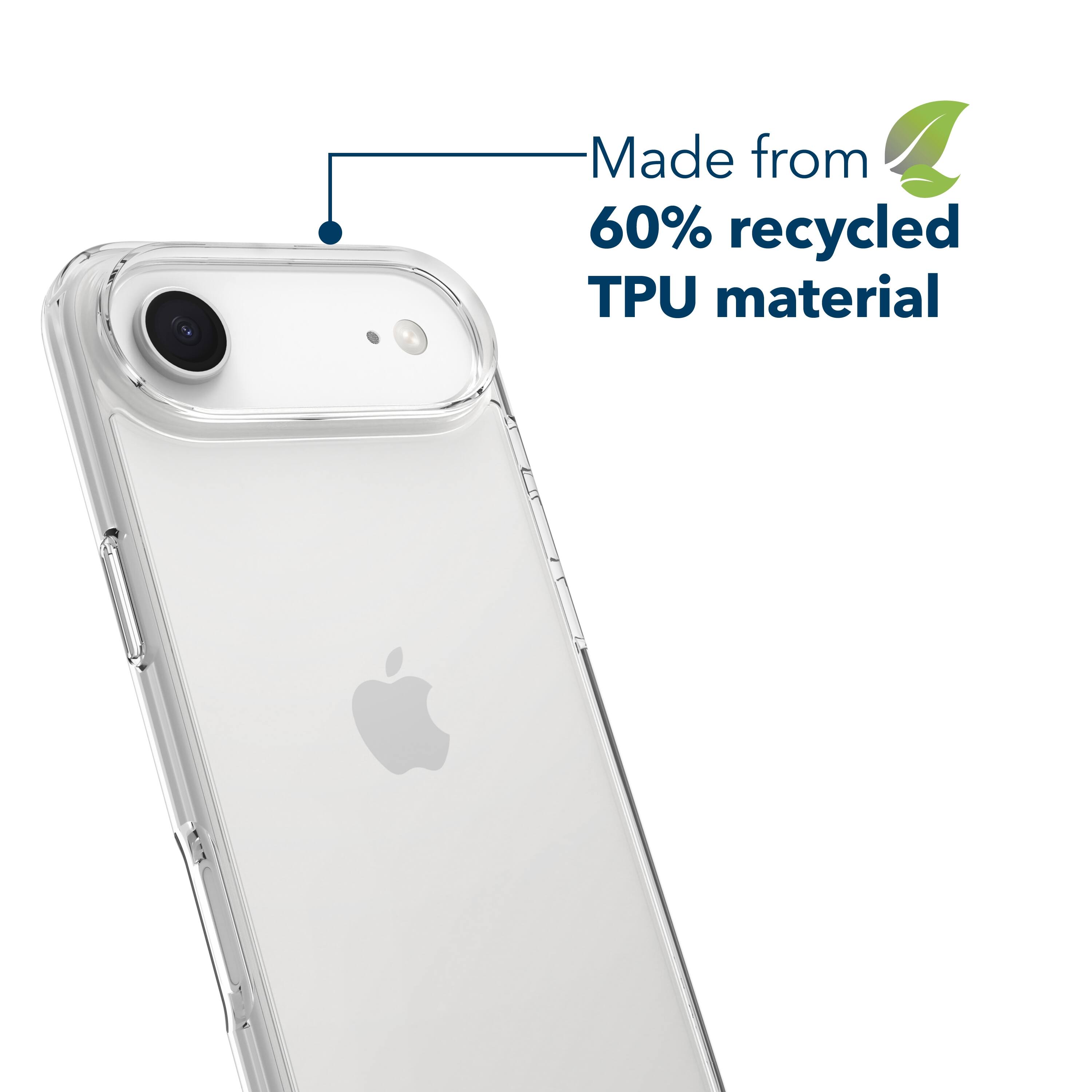 Made from 60% recycled TPU material
