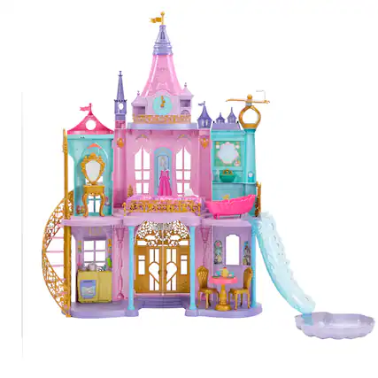 Front. Disney - Princess Magical Castle - Multicolor.
