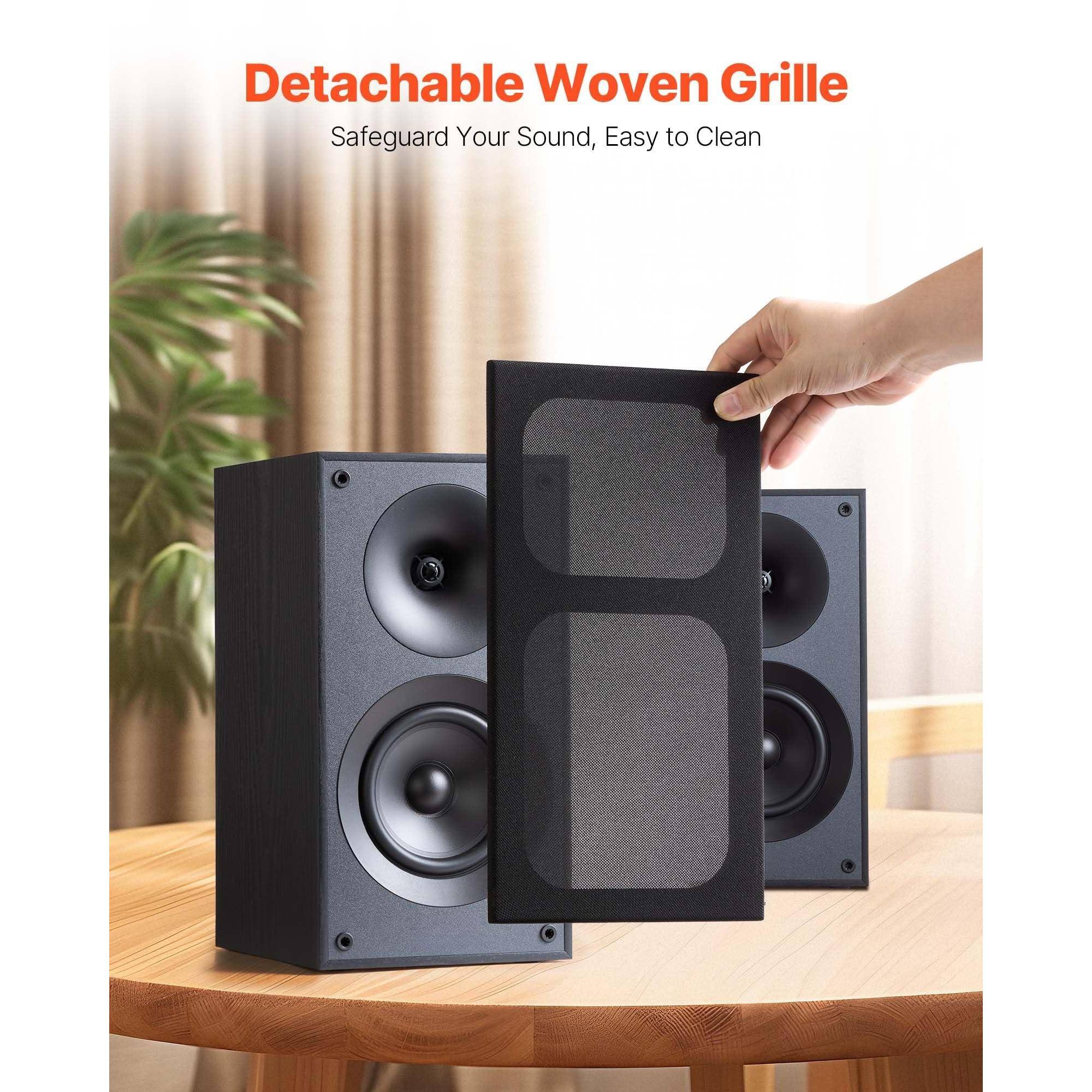 Detachable Woven Grille  
Safeguard Your Sound, Easy to Clean