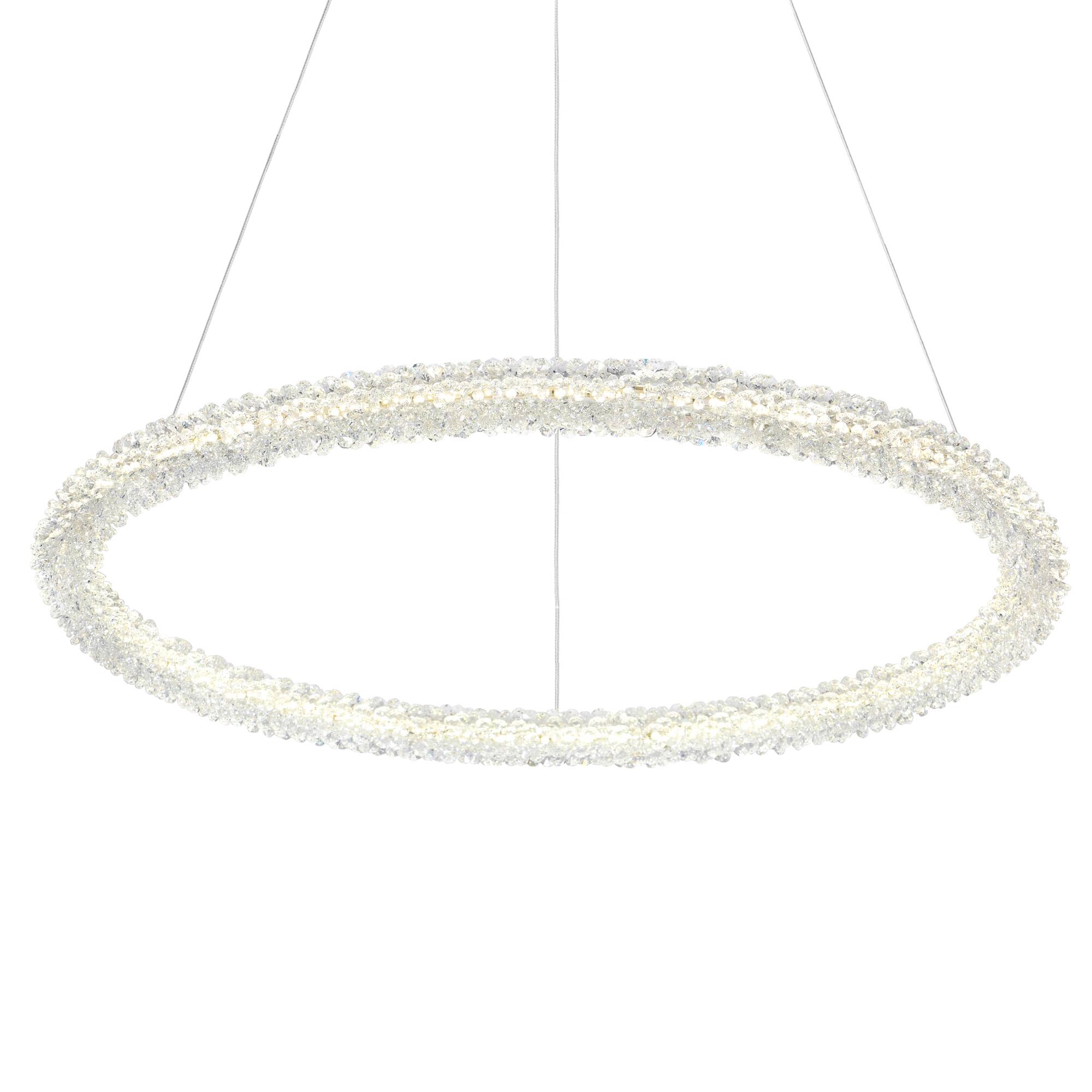 Left. CWI Lighting - Arielle LED Chandelier With Chrome Finish - Chrome.