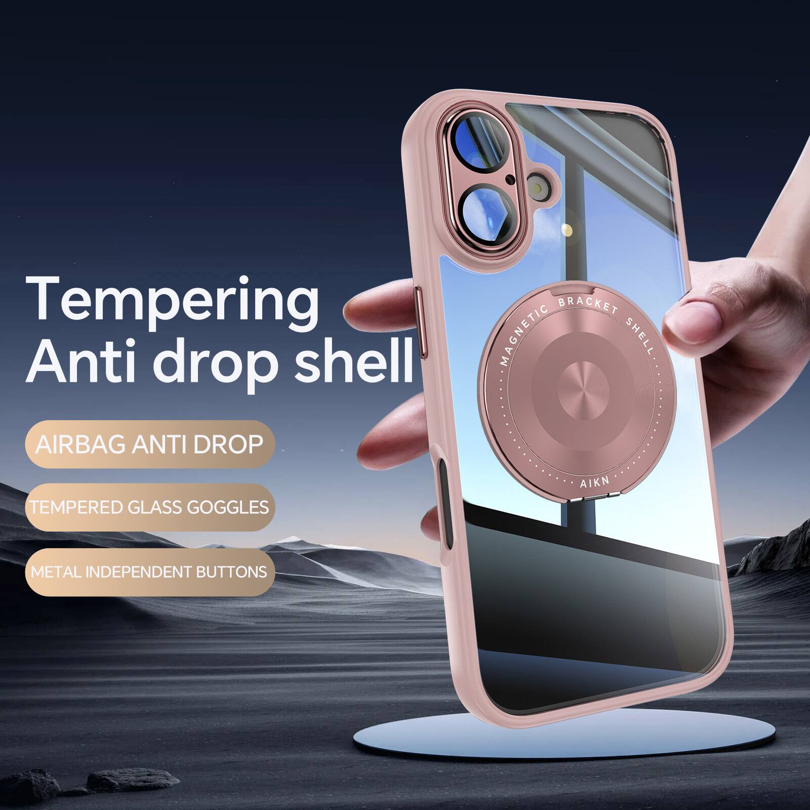 Tempering Anti drop shell  
AIRBAG ANTI DROP  
TEMPERED GLASS GOGGLES  
METAL INDEPENDENT BUTTONS