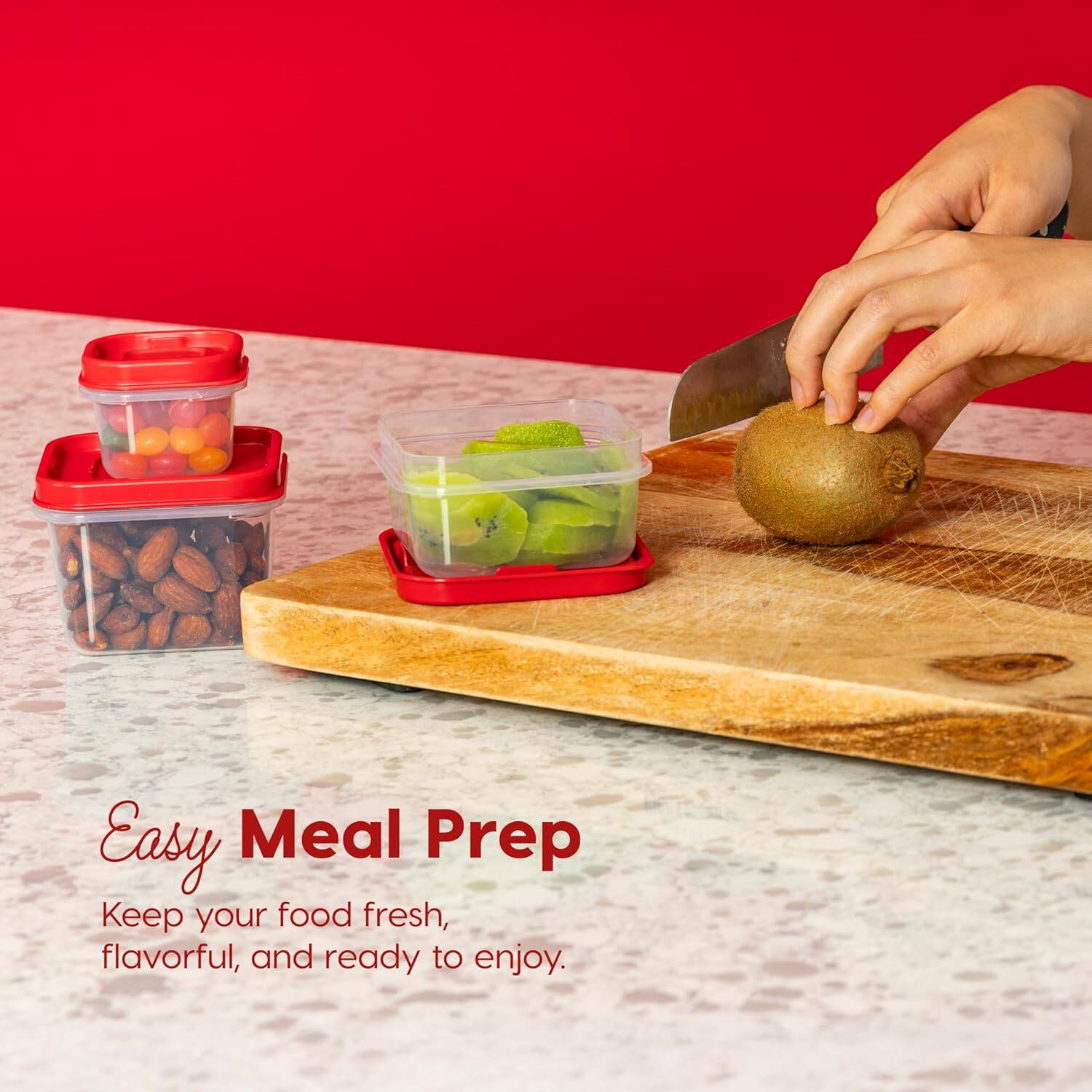 Easy Meal Prep  
Keep your food fresh, flavorful, and ready to enjoy.