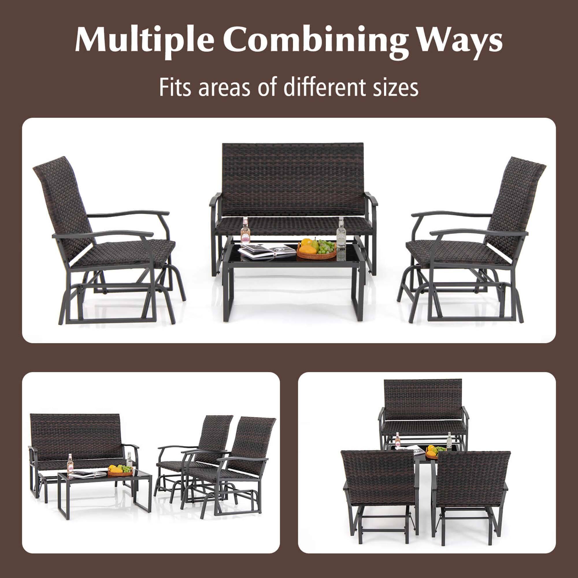 Multiple Combining Ways
Fits areas of different sizes