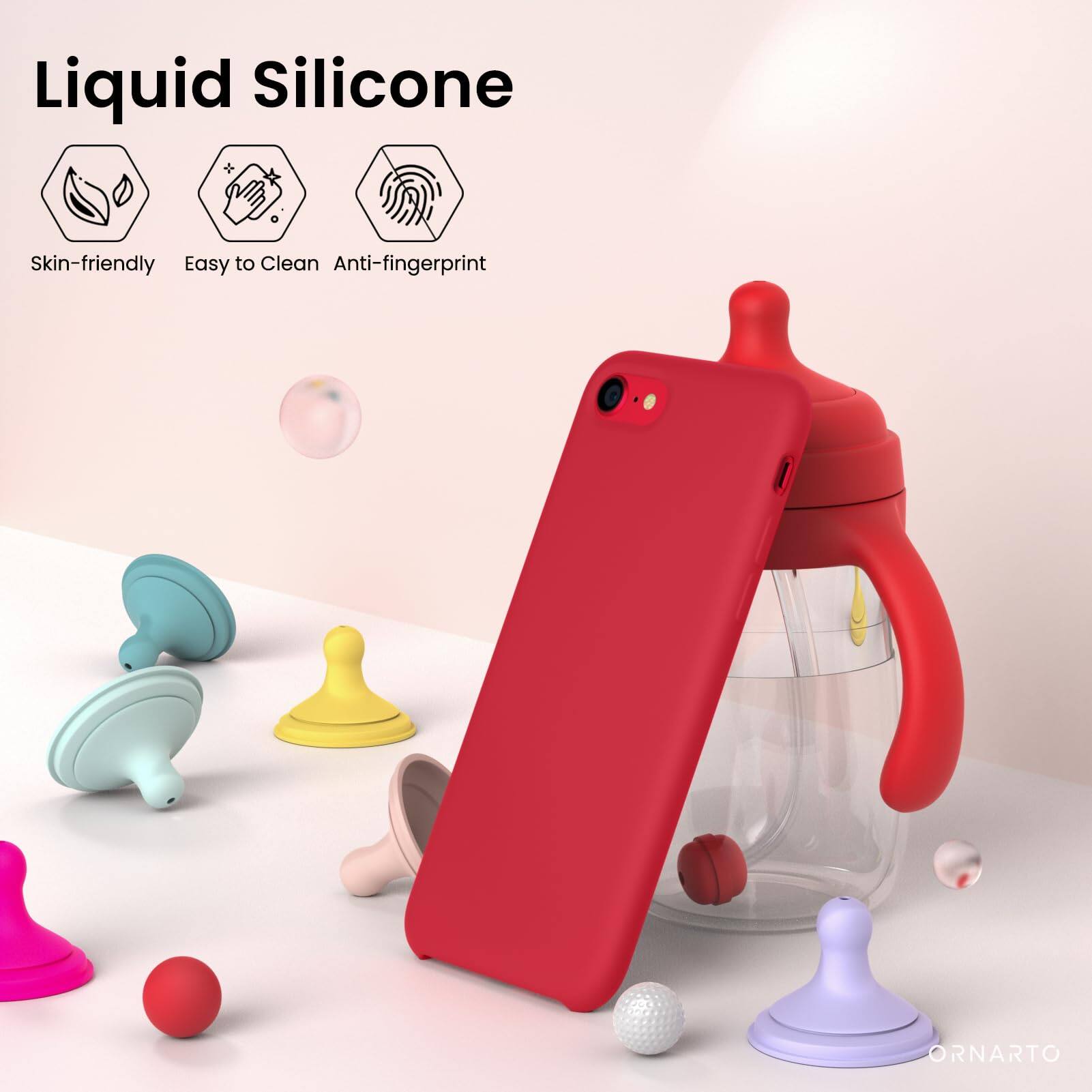 Liquid Silicone Skin-friendly Easy to Clean Anti-fingerprint ORNARTO