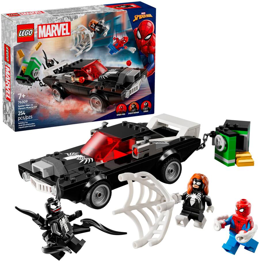 LEGO Marvel Spider Man Venom Muscle Car Building Toy 76309