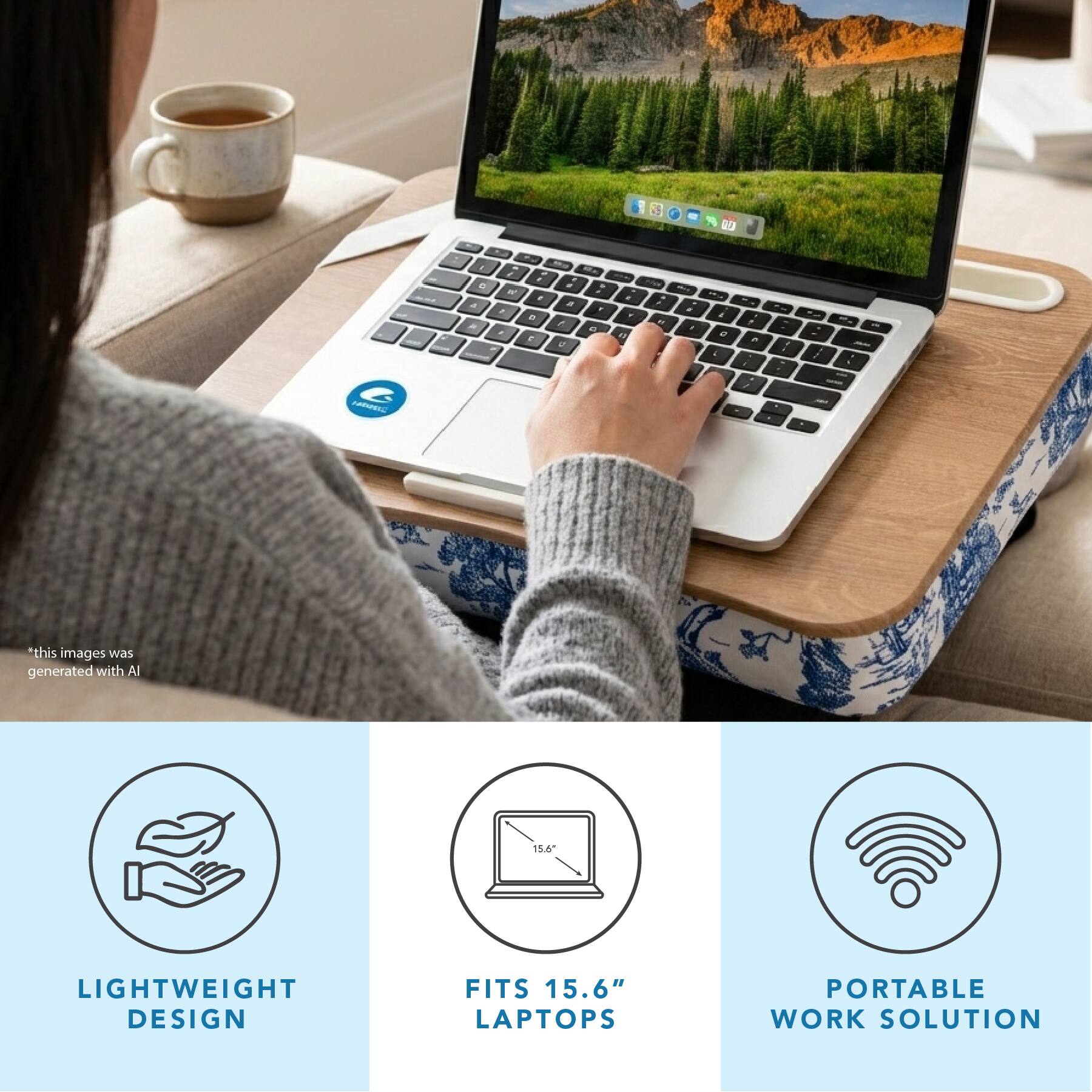 1 a f 1 , a F e 1 f # & 1. is G t Y U , " V . 4 0 ; , 1 i / *this images was generated with AI 15.6" LIGHTWEIGHT DESIGN FITS 15.6" LAPTOPS PORTABLE WORK SOLUTION