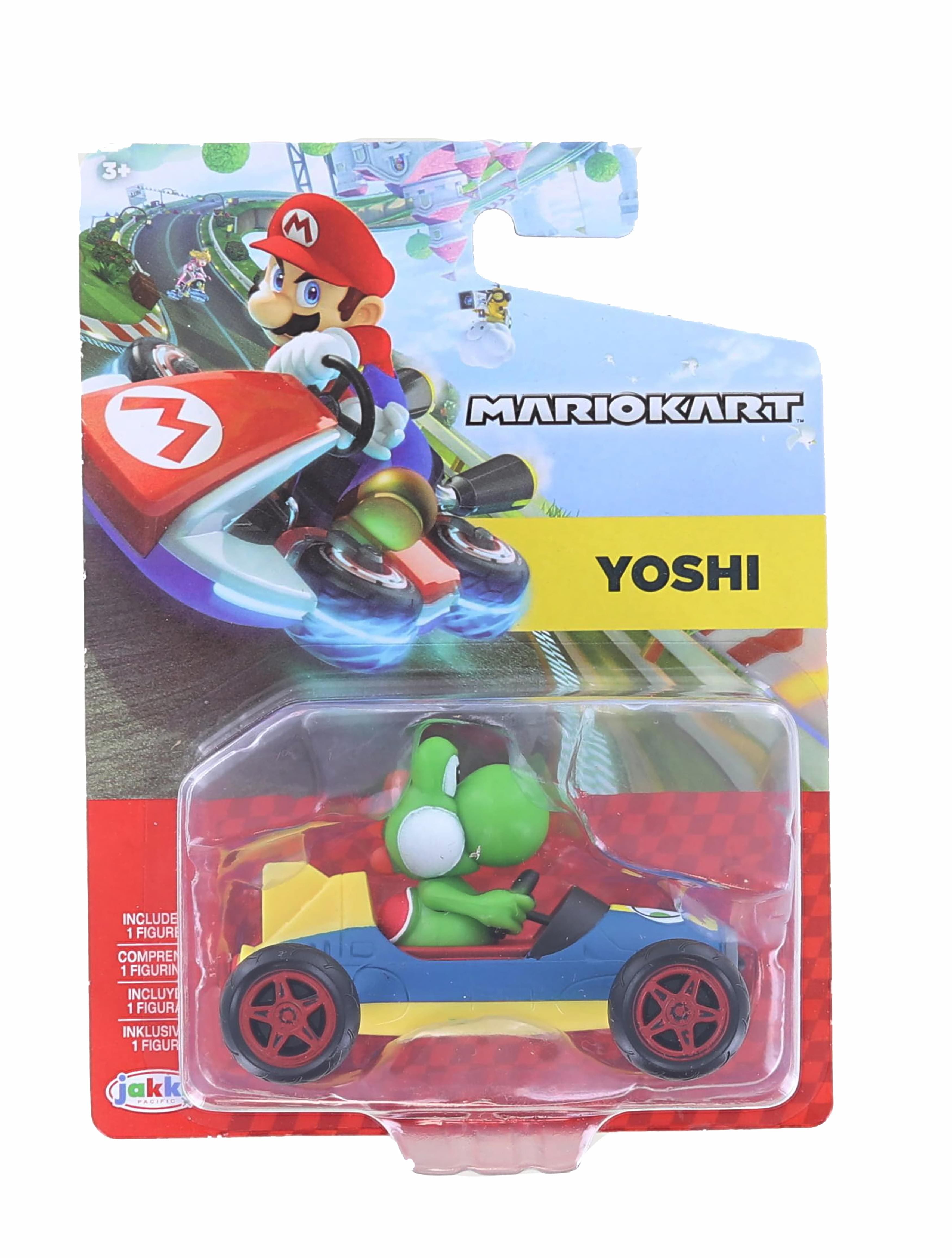 Jakks Pacific - Super Mario Kart Racers Wave 5 | Yoshi - Red