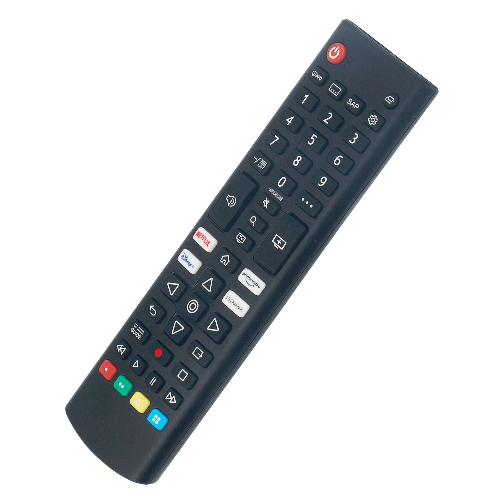 J GUIDE K NETFLIX Bany ONFO L 1 SAP 4 2 7 5 3 8 6 0 9 SIEKS x Q E + prime video G Channels II DD