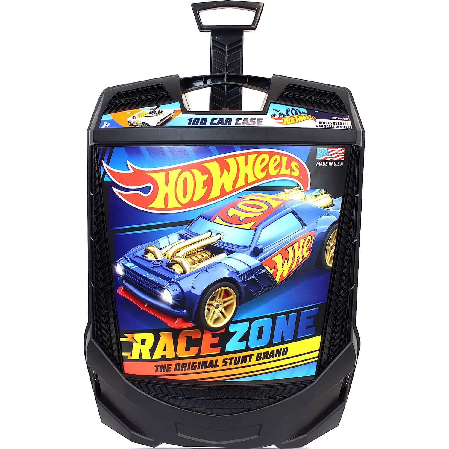 Tara Toys Hot Wheels 100-Car, Rolling Storage Case with Retractable ...