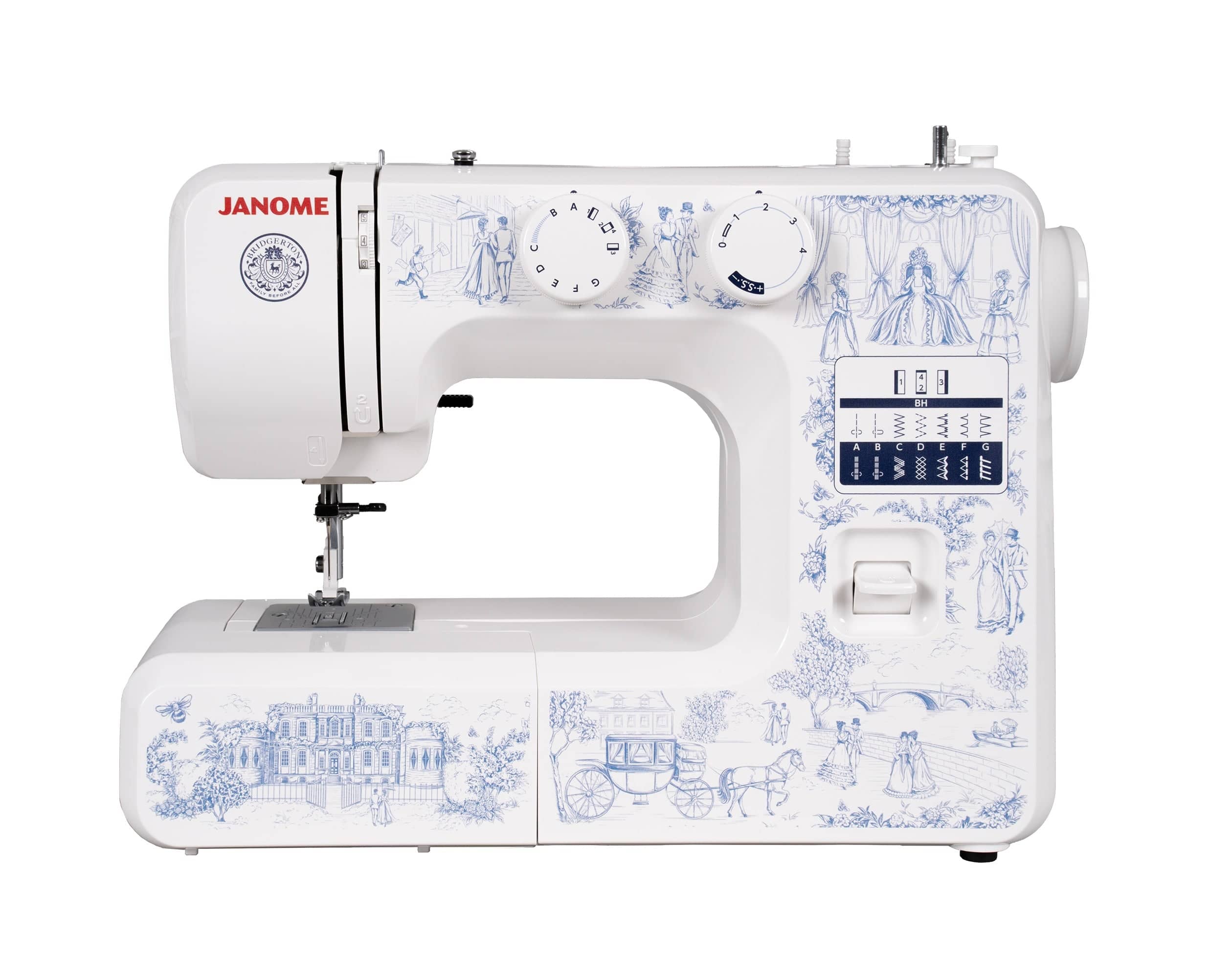 Janome - Toile Romance Easy-to-Use 15-Stitch Sewing Machine