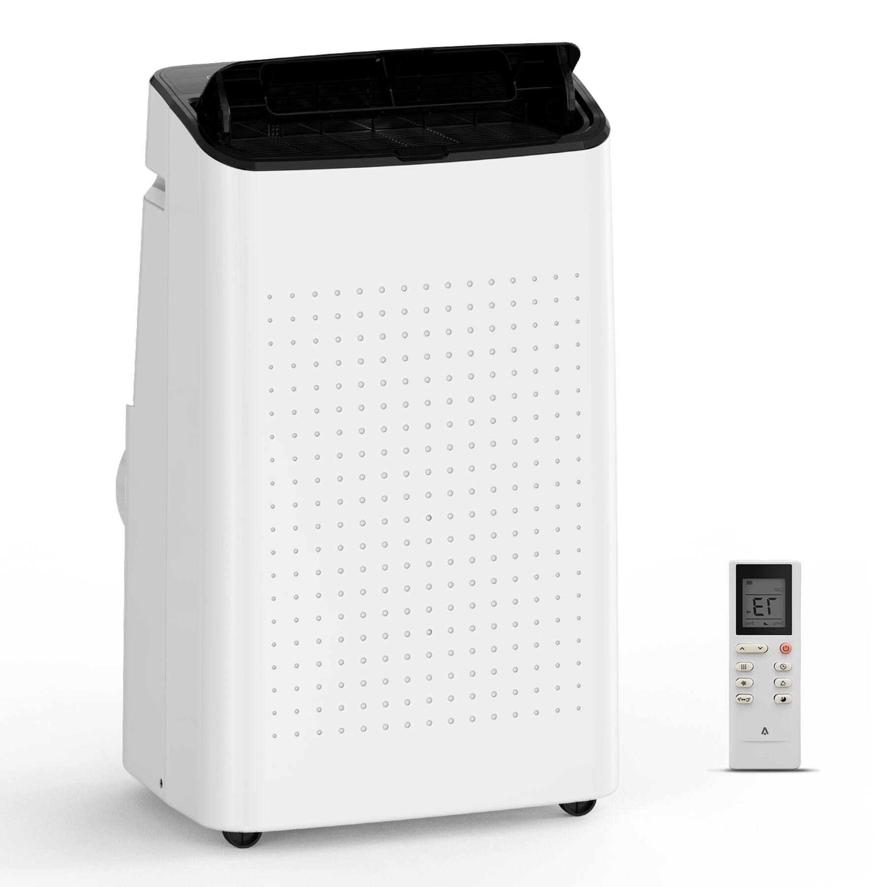 Front. Acekool - 14,000BTU Portable Air Conditioner with Sleep Modes and Timer, Cools Rooms up to 750 Sq.Ft - White.