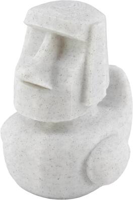 JuzToys - Moai Duck Figurine, 4x4 Ducking, Fun Car Dashboard Accessory, Easter Island Stone Head Duck, Ducks for Cars by PowerTRC - White