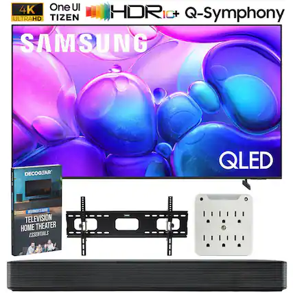 4K Ultra HD
One UI
Tizen
HDR IC+
Q-Symphony
SAMSUNG
QLED
DECOCGEAR
BEGINNER'S GUIDE
TELEVISION HOME THEATER ESSENTIALS