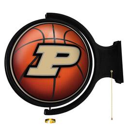 The Fan-Brand - Purdue Boilermakers Basketball 21'' x 23'' Rotating Lighted Wall Sign - Multicolor