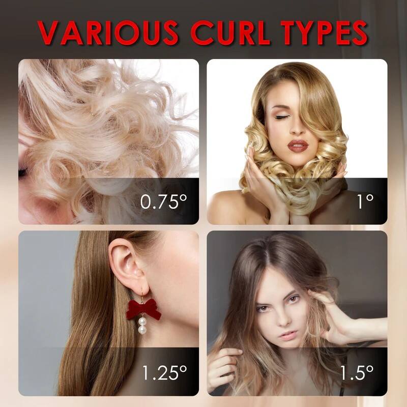 VARIOUS CURL TYPES

0.75°

1°

1.25°

1.5°