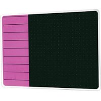 Floortex - Glass Magnetic Planning Board 17" x 23" - Violet - Front_Zoom