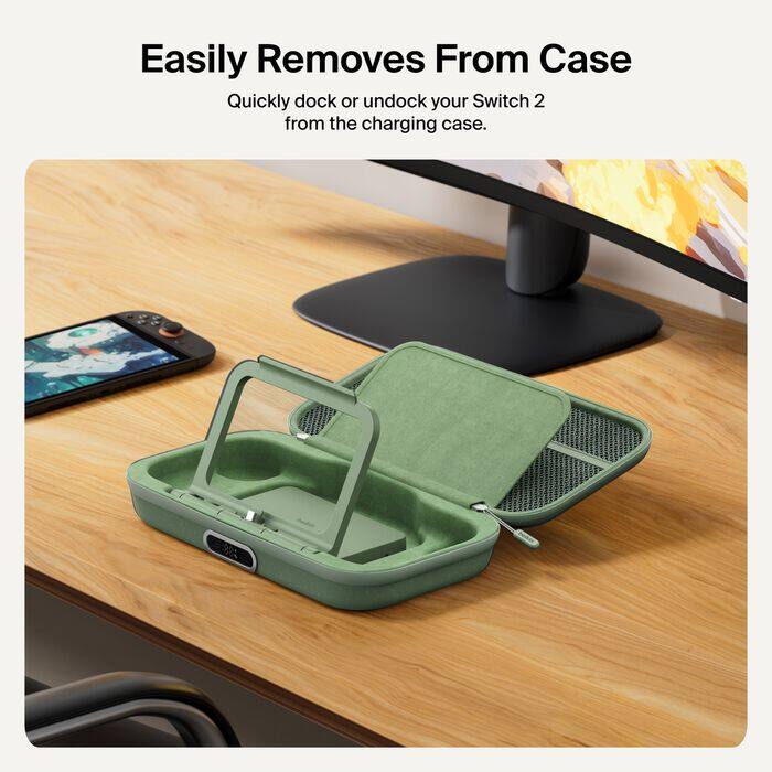 Easily Removes From Case

Quickly dock or undock your Switch 2 from the charging case.