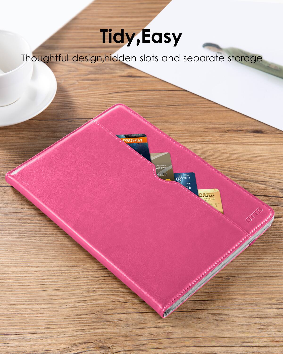 Tidy, Easy  
Thoughtful design, hidden slots and separate storage  

PSDFiles  
WARDS  
CARD GOLD  
UTTC