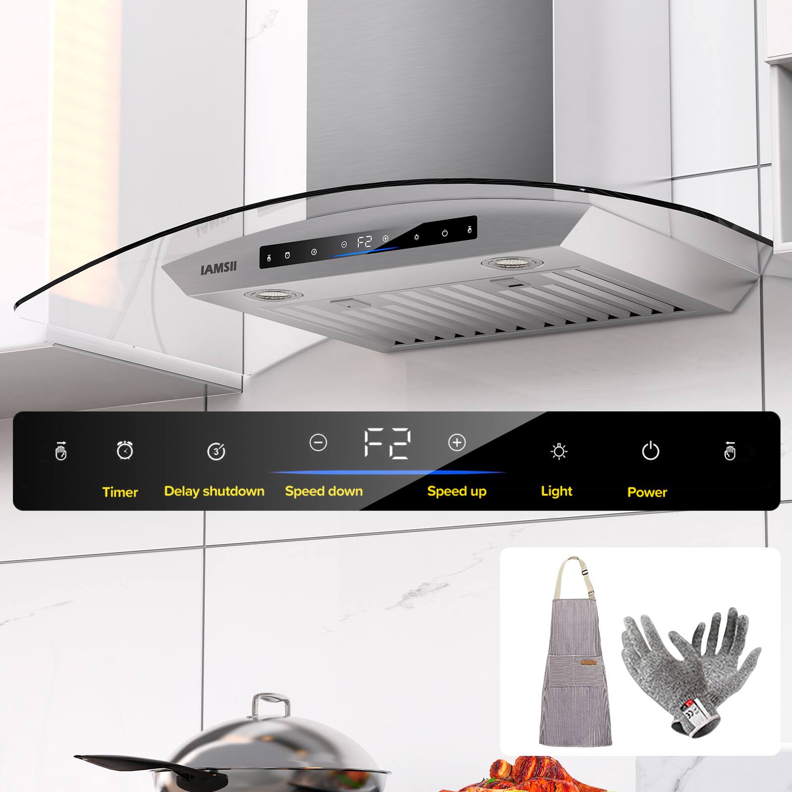 RF IAMSII C2 e 3 I FE + Timer Delay shutdown Speed down Speed up Light Power