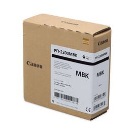 Canon - PFI-2300 Matte Black Ink Tank 330 ml for imagePROGRAF GP-2000