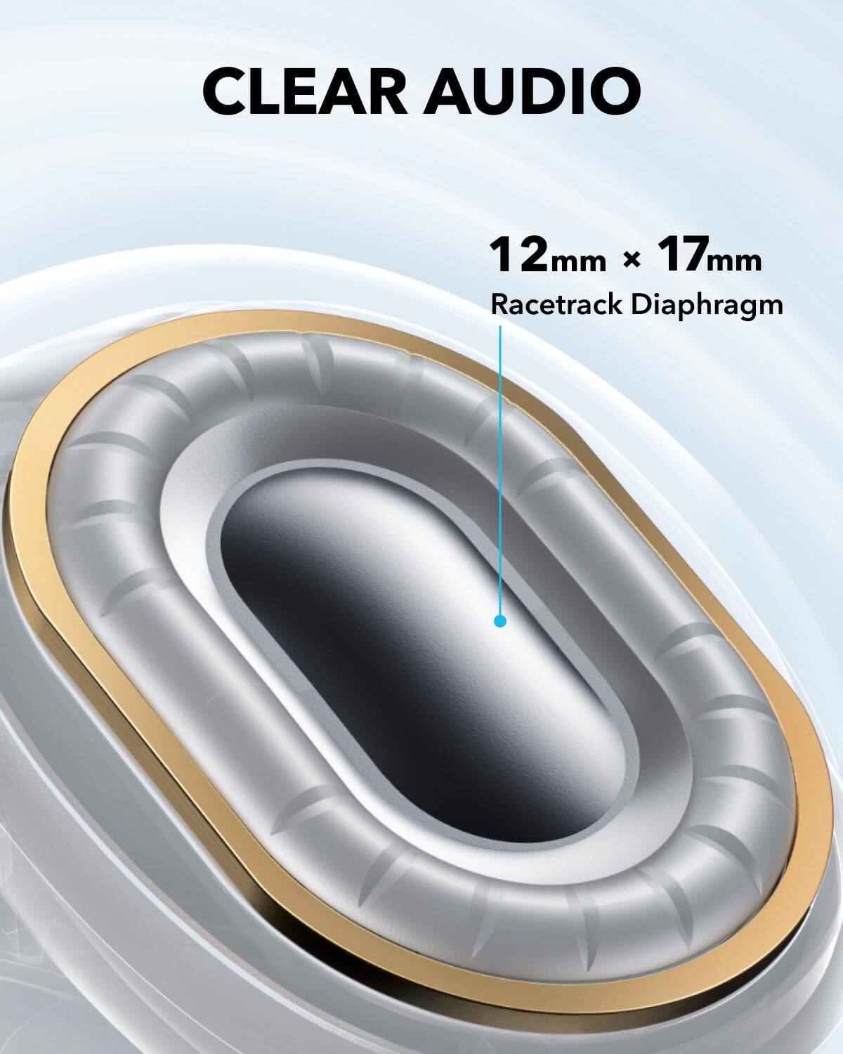 CLEAR AUDIO

12mm x 17mm Racetrack Diaphragm