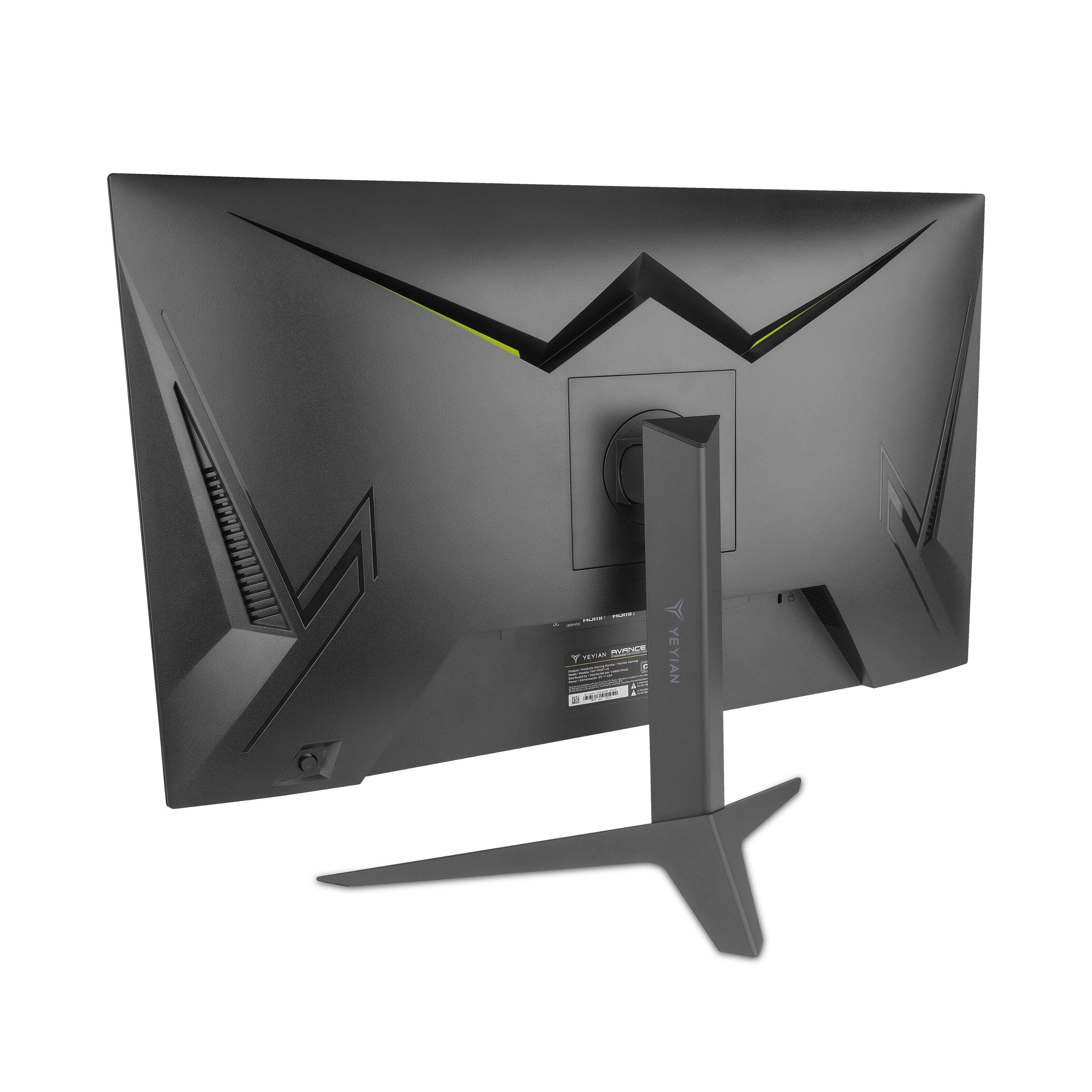 Left. YEYIAN - YEYIAN 27" Gaming Monitor, IPS, 1440p QHD, 180Hz, 1ms, FreeSync & G-Sync. Model YMF-FP227-M1.