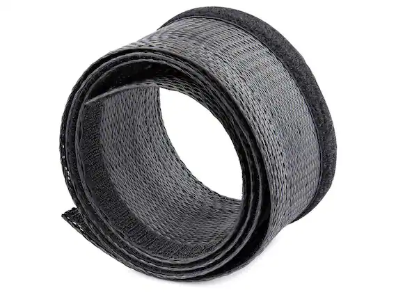 Front. StarTech.com - StarTech 10ft Cable Management Sleeve Braided Mesh Wire Wraps WKSTNCMFLX.