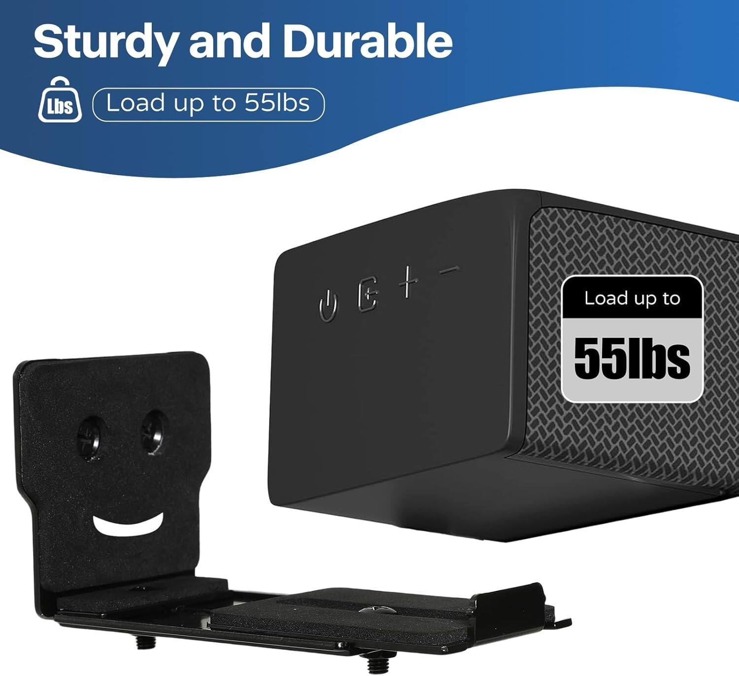 Sturdy and Durable  
Load up to 55lbs  

Load up to 55lbs