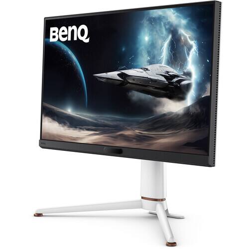 Alt View 2. BenQ - EX271U 27" 4K HDR 165Hz Gaming Monitor 16:9 1ms, 1000:1, HDR10, FreeSync Premium, USB Hub & KVM, HDMI & DisplayPor - White.