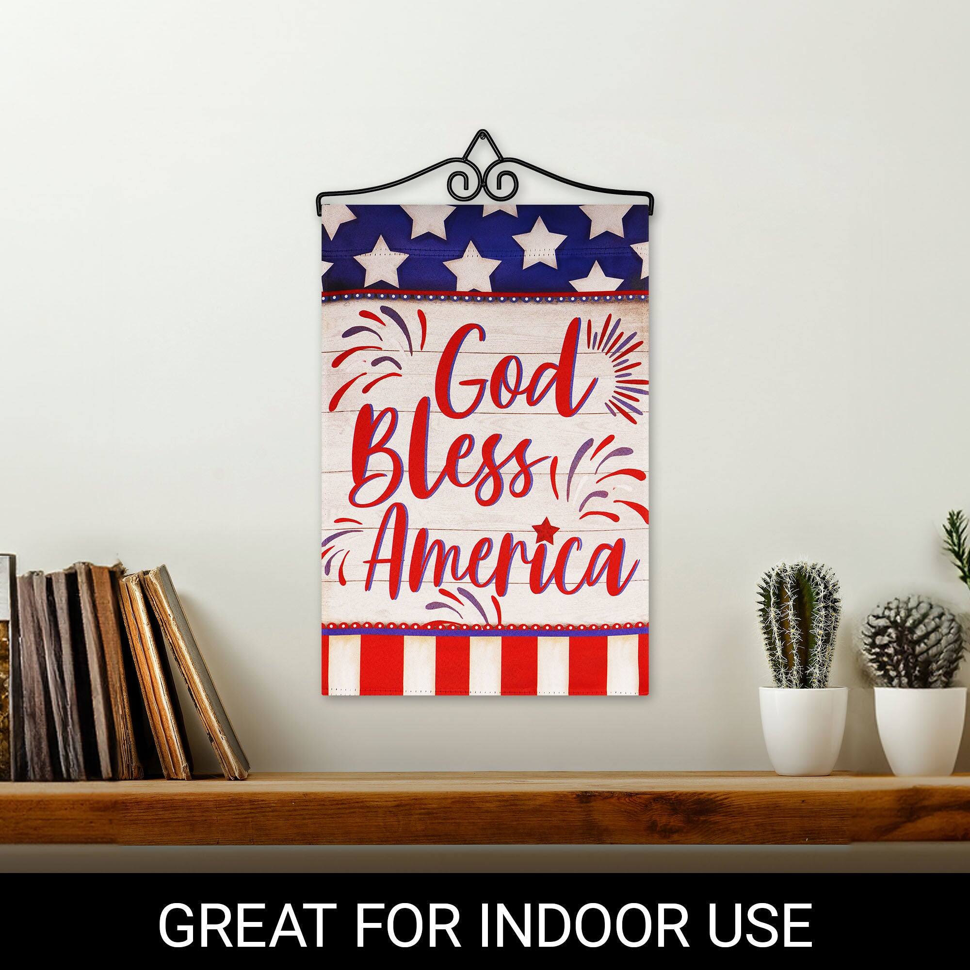 God Bless America  
GREAT FOR INDOOR USE
