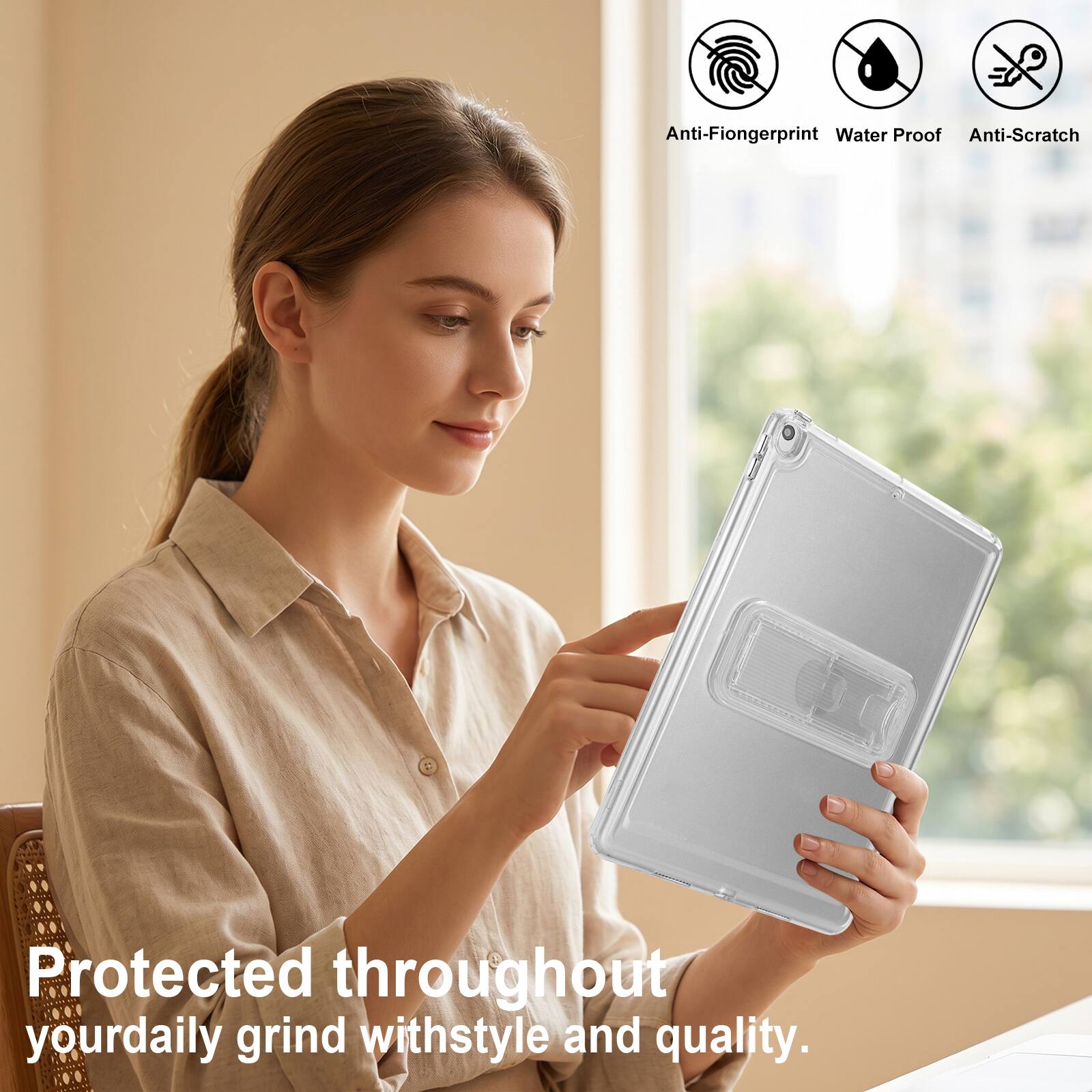 Anti-Fingerprint Water Proof Anti-Scratch Protected throughout your daily grind with style and quality.