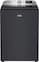 Maytag - 5.3 Cu. Ft. High-Efficiency Smart Top Load Impeller Washer with Extra Power and Sanitize Cycle - Midnight Steel