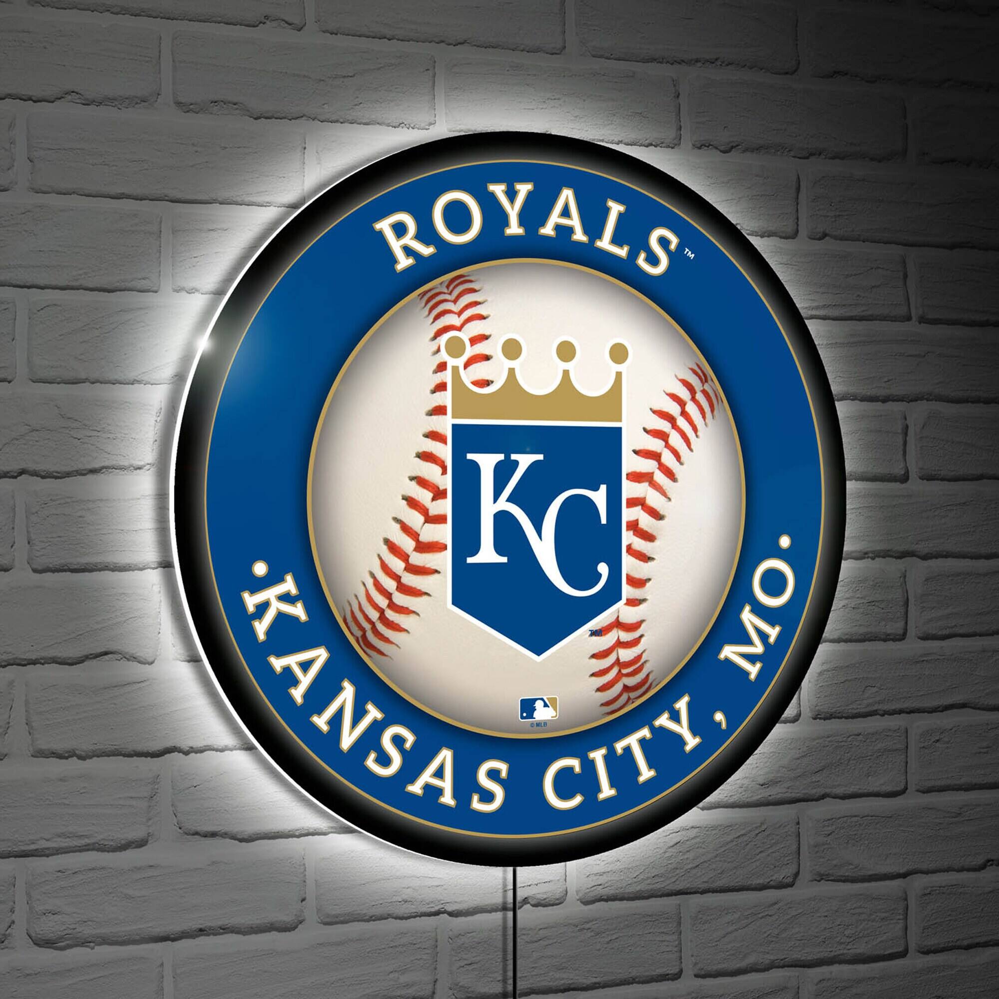 Kansas City Royals LED XL Round Wall D-cor