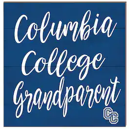 Jardine - Columbia College of Missouri Cougars 10'' x 10'' Grandparent Plaque - Blue