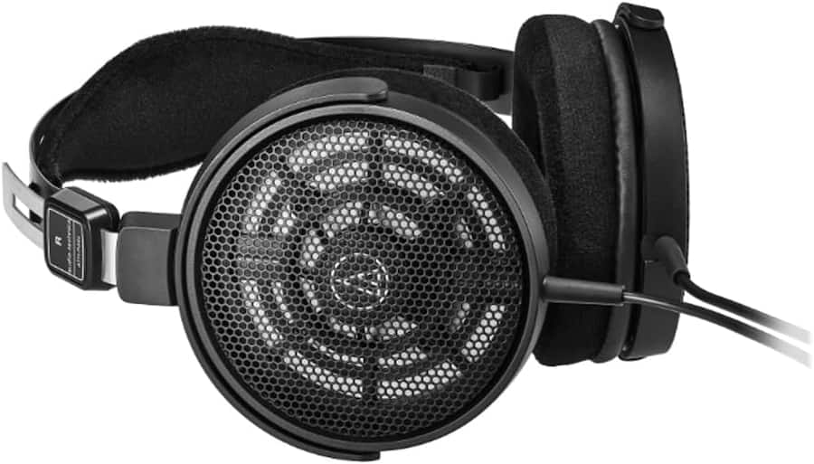 Audio Technica ATH R30x Over Ear Open Back Headphones Black Audio Technica ATH R30x Over Ear Open Back Headphones Black