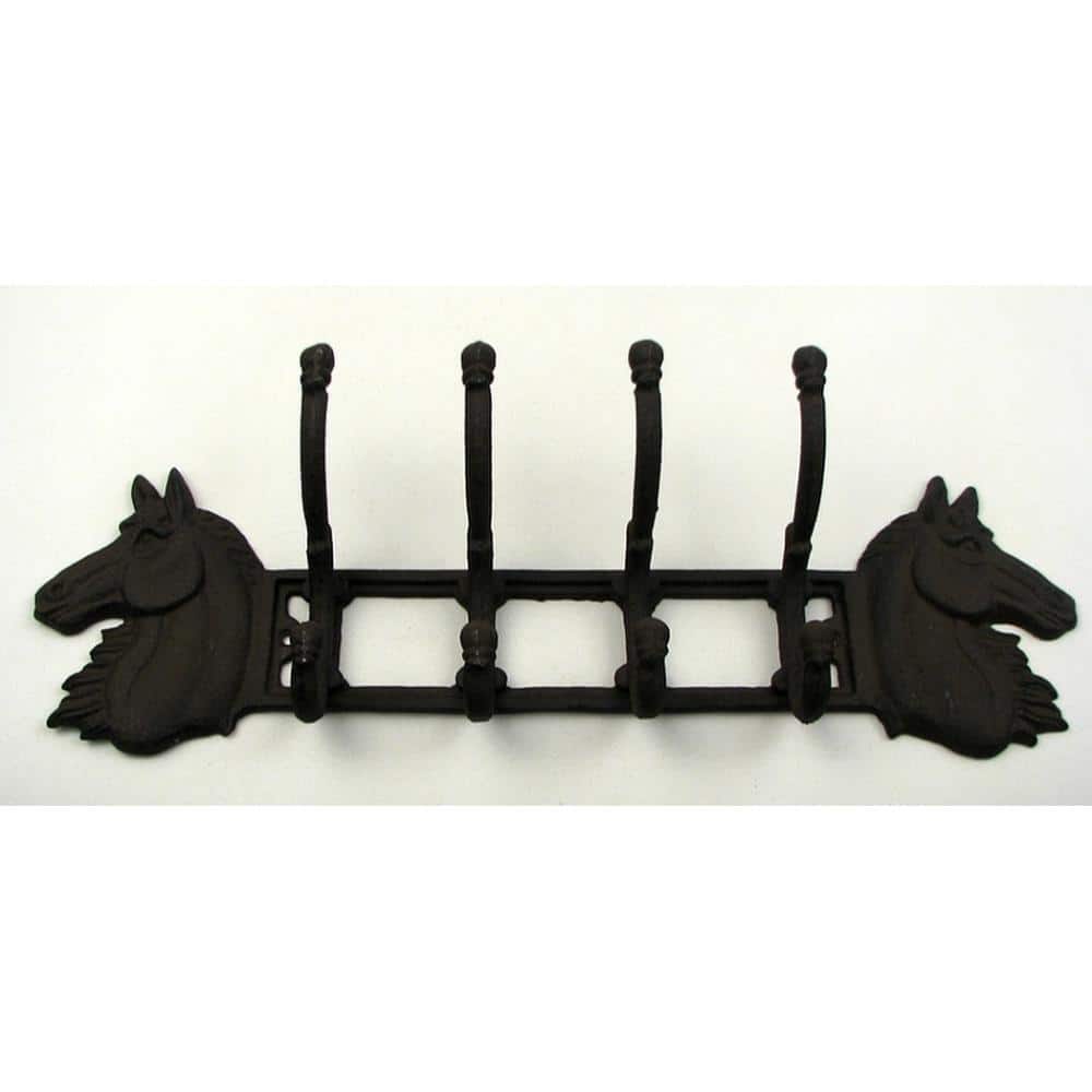 BreeBe - Two Horse Heads Hook - Black