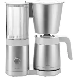 ZWILLING - Enfinigy Drip Coffee Maker with Thermo Carafe 10 Cup, Awarded the SCA Golden Cup Standard - Silver