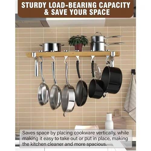 STURDY LOAD-BEARING CAPACITY & SAVE YOUR SPACE

Saves space by placing cookware vertically, while making it easy to take out or put in place, making the kitchen cleaner and more spacious.