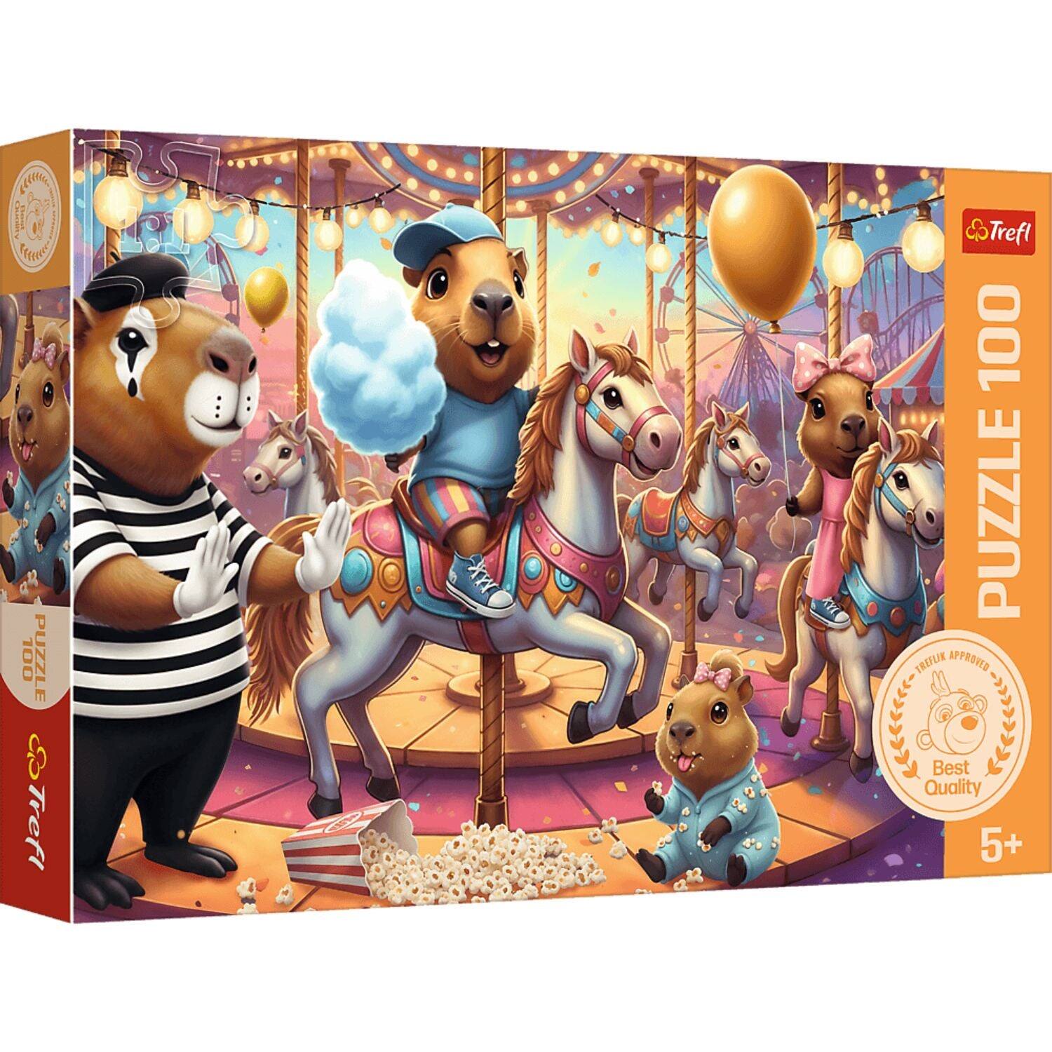 100 PUZZLE Trefl  
Trefl 100 TREFLIK APPROVED PUZZLE Best Quality 5+