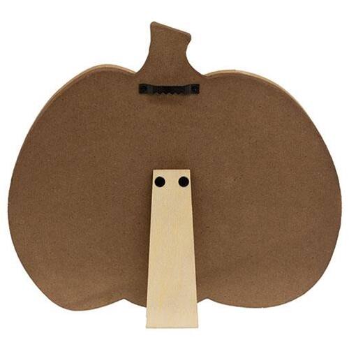 Left. BreeBe - *Trick or Treat Pumpkin Easel Sign - Orange.