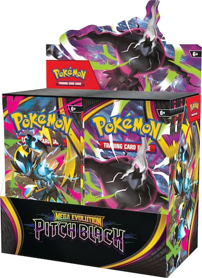 Pokmon Trading Card Game: Mega Evolution Pitch Black Booster Box (36 Packs) 10-10425-120 - Best Buy Pokmon Trading Card Game: Mega Evolution Pitch Black Booster Box (36 Packs) 10-10425-120 - Best Buy