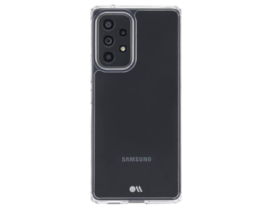 Front. Case-Mate - Case-Mate Clear Case For Samsung Galaxy A53 5G | 10 Foot Drop Protection - Clear.