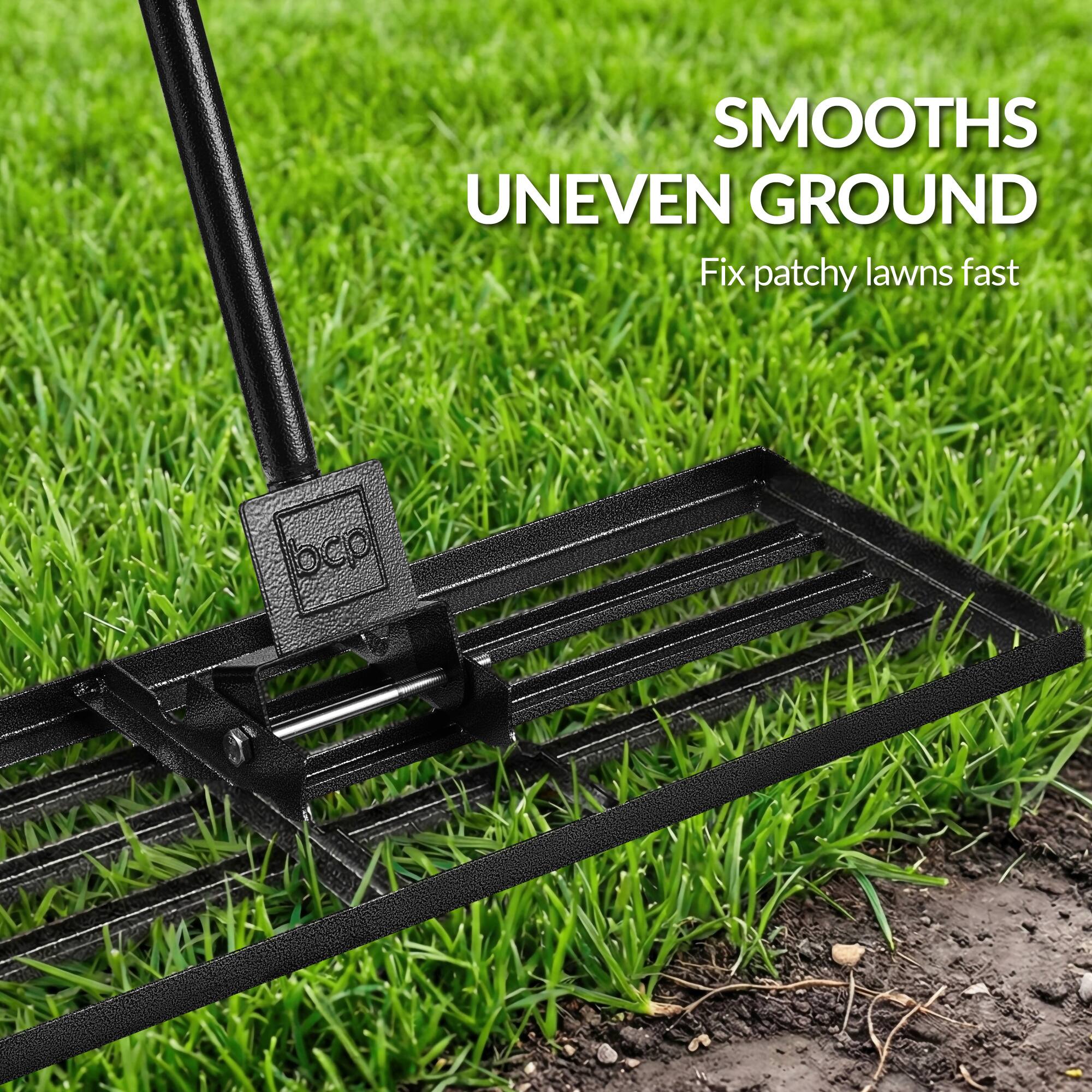 SMOOTHs UNEVEN GROUND  
Fix patchy lawns fast