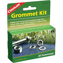 Coghlan’s - Coghlan's Grommet Kit, 20 Pack of 3/8", Repair Fix Canvas Tents, Tarps & Fabrics - Silver