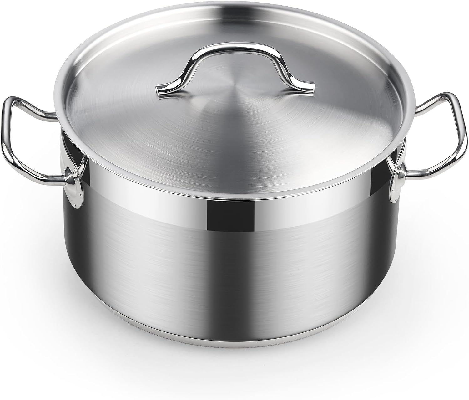 Cooks Standard - Professional 6 Quart Stock Pot with Lid, Dutch Oven Pot - Stainless Steel