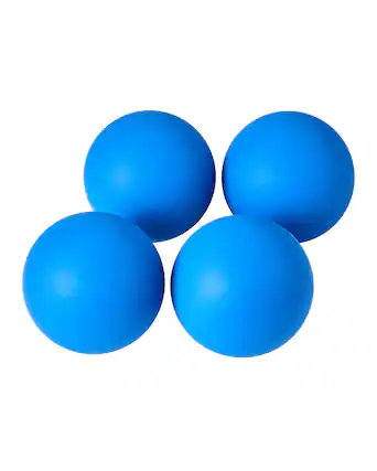 Front. VEVOR - Roll and Score Classic Arcade Game Ball, 4-pack Replacement Set, Skee Ball Arcade Accessory - Blue.